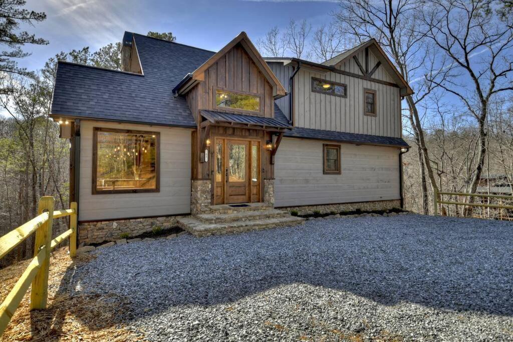 Rosewood Retreat - Hot Tub Fire Pit Pool Table Villa Blue Ridge Dış mekan fotoğraf