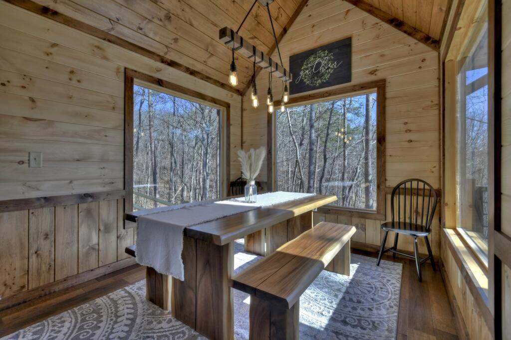 Rosewood Retreat - Hot Tub Fire Pit Pool Table Villa Blue Ridge Dış mekan fotoğraf